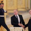 Władymir Putin i przewodniczący Rady Michaił Fiedotow