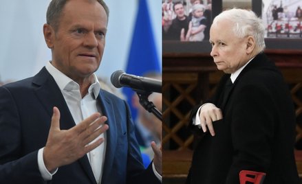 Donald Tusk i Jarosław Kaczyński