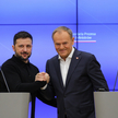Premier Donald Tusk i prezydent Ukrainy Wołodymyr Zełenski