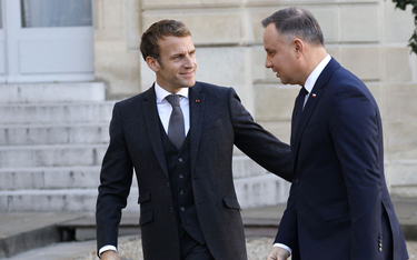 Andrzej Duda spotkał się w Paryżu z Emmanuelem Macronem