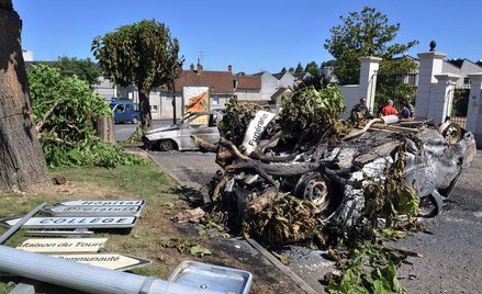 Efekt ataku na żandarmów w Saint-Aignan w departamencie Loir-et-Cher