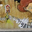 Chopin i jego muzy na muralu