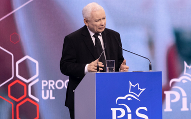 „Zjednoczony, zdyscyplinowany, solidarny, kierowany przez prezesa Jarosława Kaczyńskiego (na zdjęciu