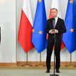 Były minister spraw wewnętrznych i administracji Mariusz Kamiński i prezydent RP Andrzej Duda