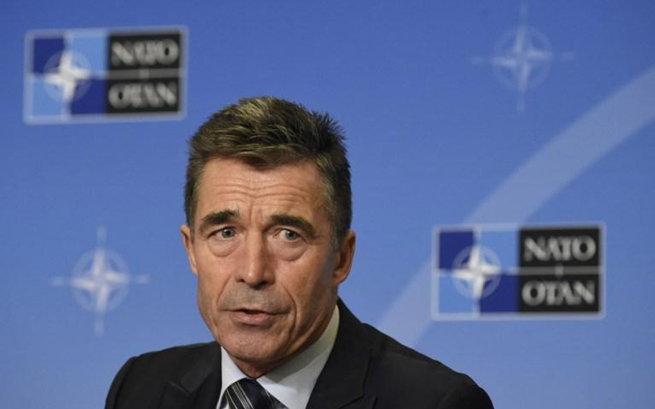 Sekretarz generalny NATO Anders Fogh Rasmussen