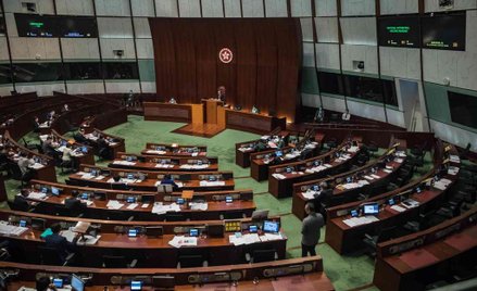 Hongkong: Sesja Rady Legislacyjnej odroczona