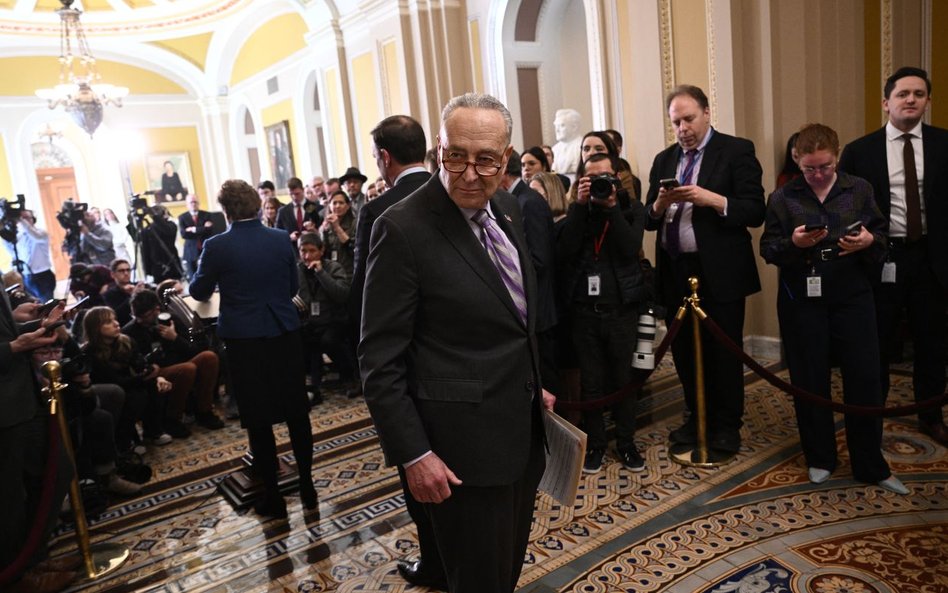 Przywódca demokratycznej większości w Senacie Chuck Schumer