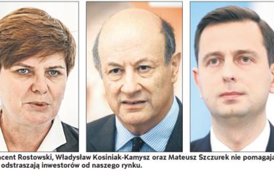 Polityczne harce szkodzą giełdzie