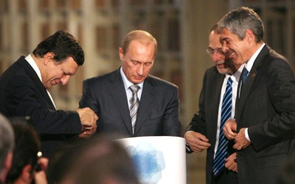 Barroso, Putin, Solana, Socrates na szczycie UE-Rosja