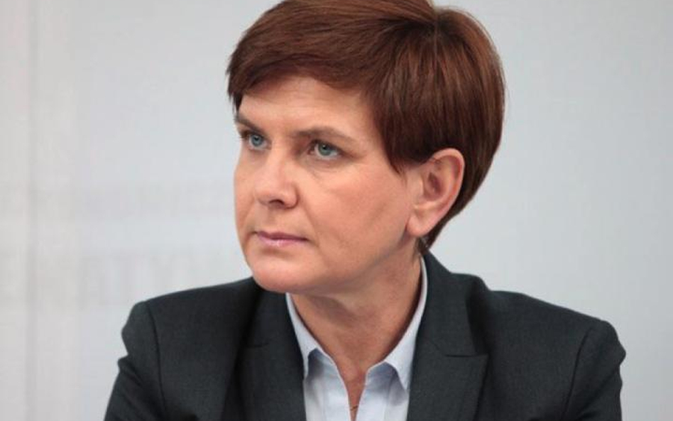 Beata Szydło, kandydatka PiS na premiera