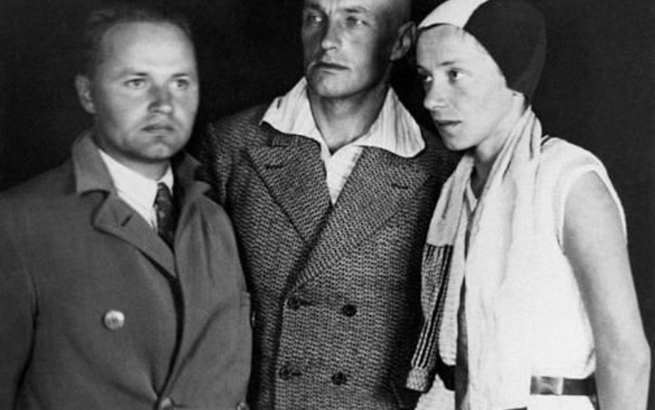 Katarzyna Kobro, Władysław Strzemiński, Julian Przyboś – zdjęcie wykonane  między 1930 a 1931 rokiem