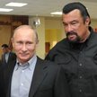 Prezydent Rosji Władimir Putin i aktor Steven Seagal (fot. z 2013 r.)