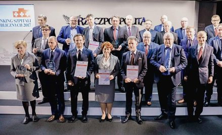 Laureaci Rankingu Szpitali Publicznych 2017.