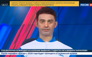 Wiadomości w rosyjskiej telewizji prowadził robot-prezenter