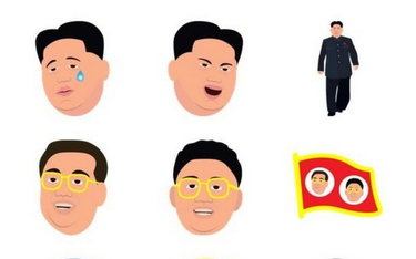 Wielka popularność emotikona z Kim Dzong Unem