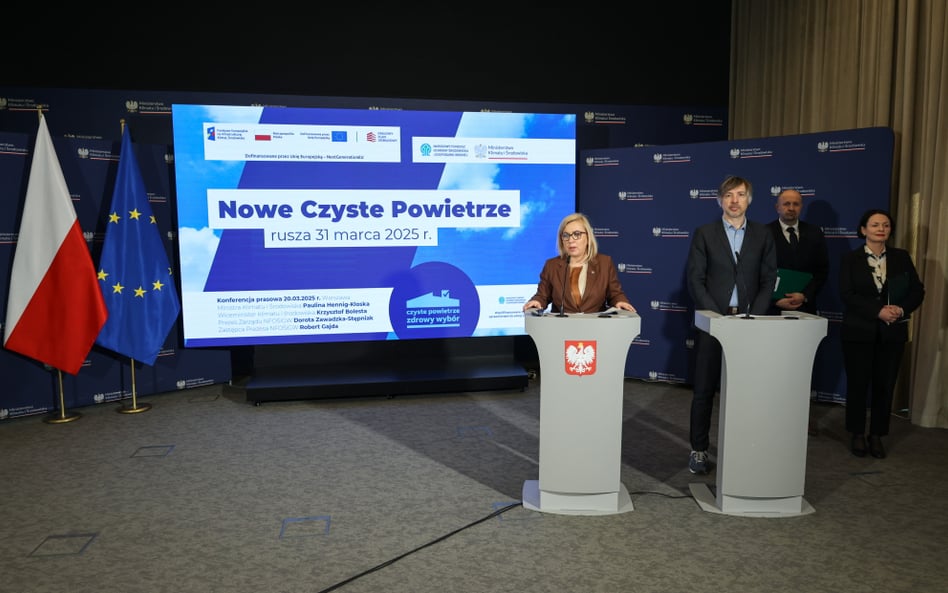 Konferencja prasowa dot. nowej odsłony programu Czyste Powietrze