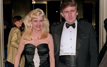 Ivana Trump wraz z przyszłym prezydentem USA - zdjęcie z 1989 roku