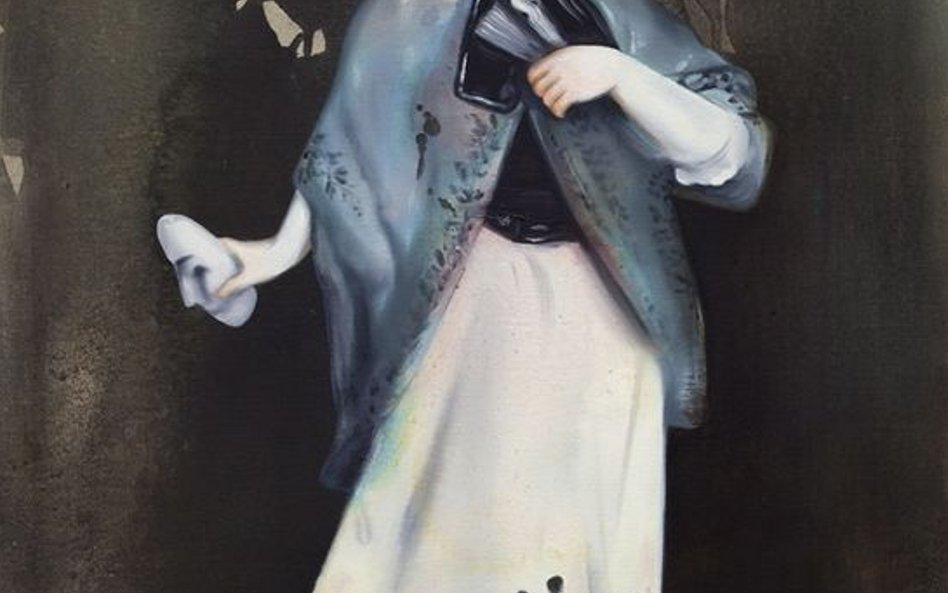 Ewa Juszkiewicz, bez tytułu, 2015, olej, płótno, 70 x 50 cm