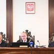 Sędziowie: Leszek Mering (C), Krzysztof Ciemnoczołowski (L) oraz Joanna Mielec (P) na sali Sądu Apel