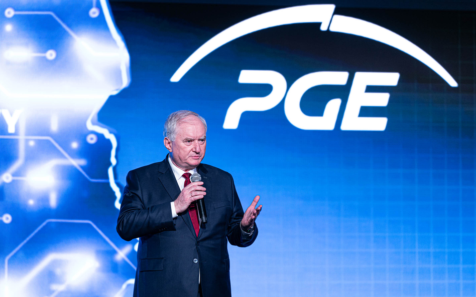 Prezes PGE Dariusz Marzec