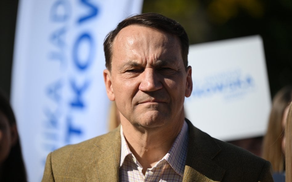 Wicepremier, szef MSZ Radosław Sikorski