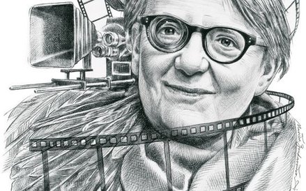 Marcin Bondarowicz, Agnieszka Holland, 2013 r. Własność Muzeum Kinematografii w Łodzi.