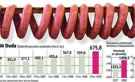 Duda ma spłacić 28 mln złotych. Czy spółce grozi upadłość?