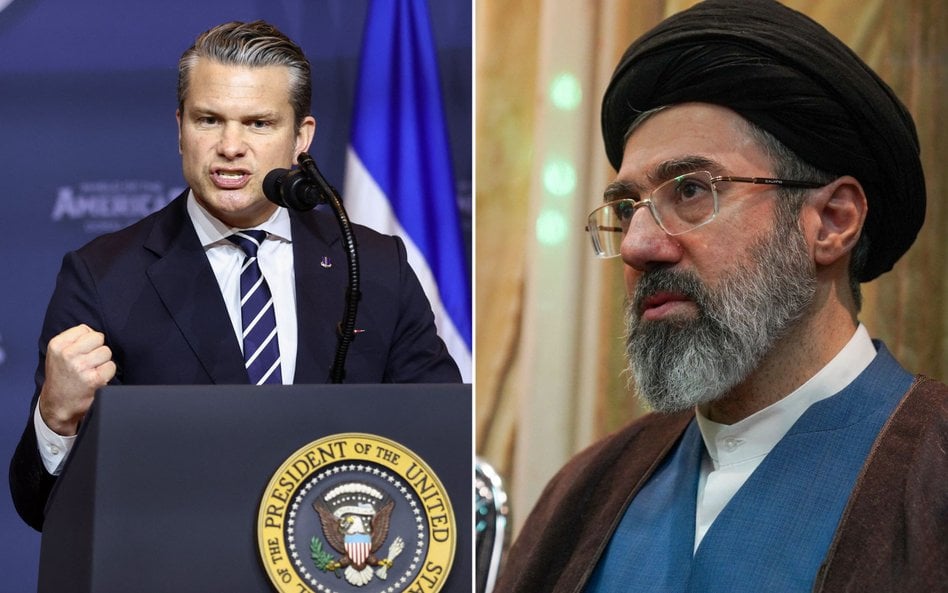 Pete Hegseth i Mojtaba Chamenei