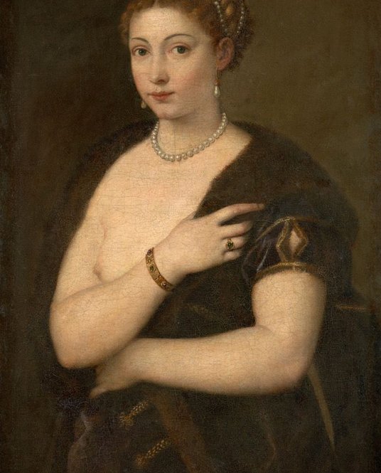Tycjan, Kobieta w futrze, ok. 1535, Kunsthistorisches Museum