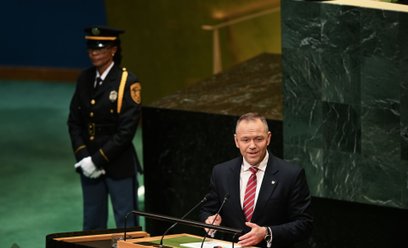 Prezydent Karol Nawrocki uczestniczy w 81. Zgromadzeniu Ogólnym  w siedzibie ONZ w Nowym Jorku