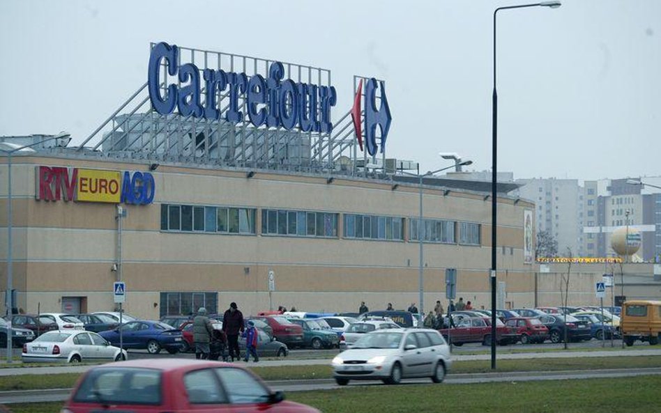 Sklep Carrefour na warszawskim Bemowie