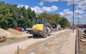 Prace przy przebudowie ścieżki rowerowej wzdłuż ulicy Ciszewskiego już trwają