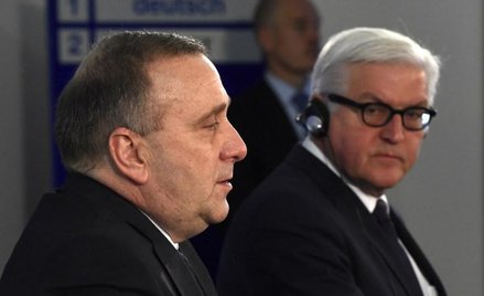 Grzegorz Schetyna i Frank-Walter Steinmeier