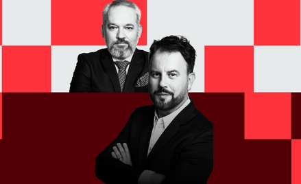 Jacek Nizinkiewicz publicysta „Rzeczpospolitej” i Michał Szułdrzyński redaktor naczelny „Rzeczpospol