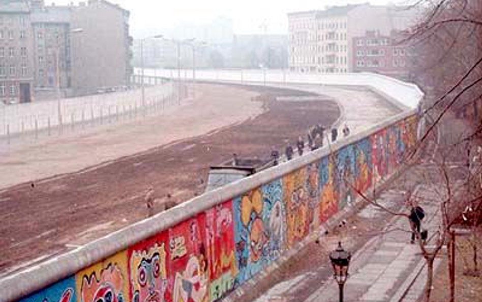 Mur Berliński w okolicy Bethaniendamm w 1986 roku