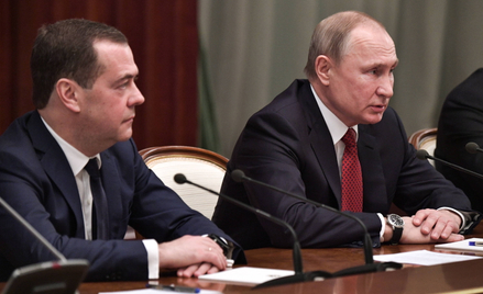 Dmitrij Miedwiediew i Władimir Putin