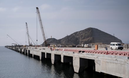 Port w Chancay w Peru