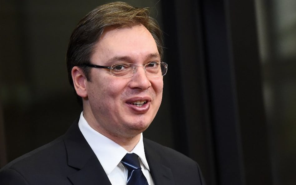 Premier Serbii Aleksander Vucic