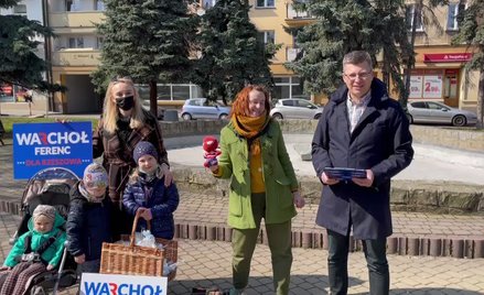 Kadr z wideo, opublikowanego w sobotę przez wiceministra Marcina Warchoła