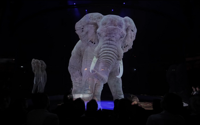 Niemiecki cyrk używa hologramów zamiast żywych zwierząt