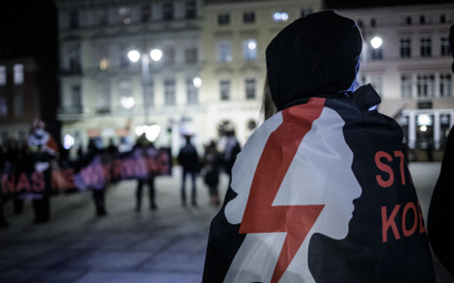 Manifestacja Strajku Kobiet w Bydgoszczy