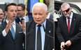 Krzysztof Bosak, Jarosław Kaczyński i Grzegorz Braun