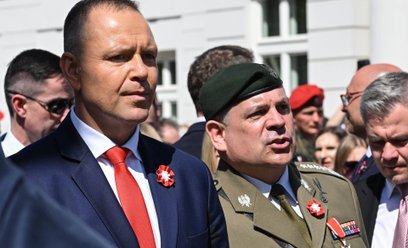 Karol Nawrocki i gen. Wiesław Kukuła