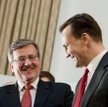 Bronisław Komorowski i Radosław Sikorski