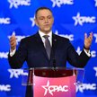 Karol Nawrocki podczas CPAC w Dallas