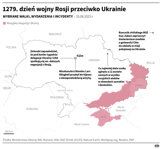 Prezydent Ukrainy Wołodymyr Zełenski w poniedziałek zapowiedział, że pod koniec tygodnia delegacje u
