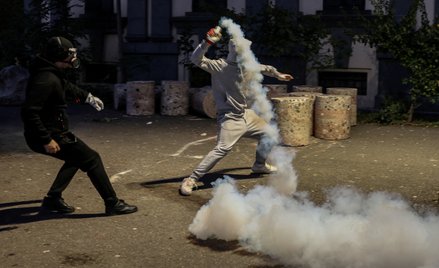Antyrządowe protesty w Tiranie