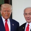 Spotkanie Donalda Trumpa z Beniaminem Netanjahu, kwiecień 2025 r.