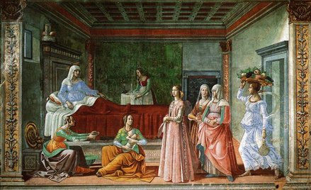 Ghirlandaio: narodziny Maryi czy pycha rodu Tornabuonich?