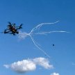 Ukraińska firma WINFLY zaprezentowała WINFLY Spider - przechwytujący dron wyposażony w wyrzutnię sie